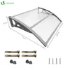 VOUNOT® Vordach für Haustür, 100 x 80 cm Transparentes Produktbild-Vorschau 8