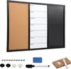 Kurtzy 3-In-1 Pinnwand Kombi-Tafel magnetisch - Tafel aus Produktbild-Vorschau 1