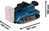 Szlifierka taśmowa akumulatorowa Bosch GBS 18V-75 18 V 76 x Podgląd zdjęcia produktu 5