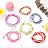 Perlen Set 120 Farben für Armbänder DIY Mädchen Weihnachten Produktbild-Vorschau 4