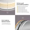 HOKO LED Specchio ovale con cornice in metallo 60x100 cm Anteprima dell’immagine prodotto 12