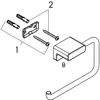 hansgrohe Toilettenpapierhalter, AddStoris Q, 40×40×77mm, Produktbild-Vorschau 6