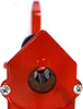 A close-up view of the opening of a red bottle capper. Anteprima dell’immagine prodotto