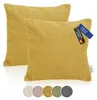 Lycce 2er Set Kissenhülle Bouclé 40x40 cm senf Produktbild-Vorschau 1