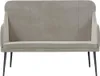 vidaXL Lavica Light Grey 110x76x80 cm Velvet Náhľad obrázku produktu 3