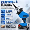 Akku-Säbelsäge 21V, 0–3000 Hübe/min, 13 mm Hub, 2×2,0Ah Produktbild-Vorschau 2