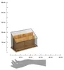 Organizer na korespondencję, bambus/metal, 20 x 14 x 29 cm Podgląd zdjęcia produktu 5
