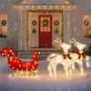 LEADZM 2-teiliges Weihnachtsbeleuchtung Rentier mit Produktbild-Vorschau 11