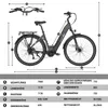 28 Zoll Mittelmotor 70N.M 18AH E-Bike Elektrofahrrad E BIKE Produktbild-Vorschau 7