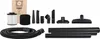 A collection of vacuum cleaner accessories and a dust bag are laid out on a white background. Anteprima dell’immagine prodotto