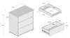 ZEE Cassettiera Fasciatoio Bianco 83x87x49 cm Classic 3 Anteprima dell’immagine prodotto 5