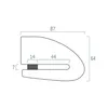 A technical drawing with dimensions of a product. Podgląd zdjęcia produktu