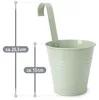 com-four® 3x Blumentopf zum Hängen - Dekorative Hängetöpfe Produktbild-Vorschau 2