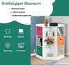 GOPLUS Eckschrank mit 9 Fächern 3 Stoffschubladen, Baffeln, Produktbild-Vorschau 4
