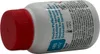 A bottle of chemical solution with a red cap, lying on its side against a white background. Produktbild-Vorschau