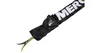 A black ski bag with skis partially inserted, against a white background. Podgląd zdjęcia produktu
