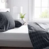 Baumwolle Renforce Bettwäsche Set 135x200 cm Grau Anthrazit Produktbild-Vorschau 3