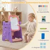 COSTWAY, mesa infantil 4 en 1: caballete para niños con Vista previa de la imagen del producto 6