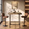 Tribesigns Bartisch, 90 cm Bistrotisch, quadratischer Produktbild-Vorschau 6