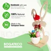 Osterhase aus Holz 37cm | Osterhasen Deko zum Hinstellen | Produktbild-Vorschau 2