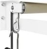 vidaXL Elektrische Markise mit Kurbel Creme 4x3 m Produktbild-Vorschau 7