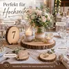 Holzscheiben 18-20 cm, 12 Stück Baumscheiben 20cm aus Produktbild-Vorschau 11