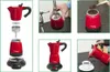 Caffettiera elettrica italiana 6 tazze 480w rossa Bestron Anteprima dell’immagine prodotto 4
