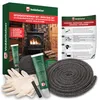 A product box and its contents for an oven seal set. Produktbild-Vorschau