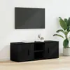 vidaXL TV skrinka, 100 x 31,5 x 35 cm, čierna, vzhľad Náhľad obrázku produktu 2