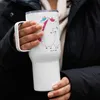 Mr. & Mrs. Panda thermosbecher Einhörner Umarmen - Weiß - Produktbild-Vorschau 2