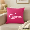 Huuraa Kissen Stolze Oma Herz 40x40cm mit Füllung Fuchsia Produktbild-Vorschau 2