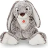Hermann Teddy Kuscheltier Hase Plüsch 45 cm grau Spielzeug Produktbild-Vorschau 2