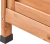 BELIANI Stół ogrodowy z półkami jodła jasnobrązowy 113 x 46 Podgląd zdjęcia produktu 8