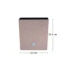 NABBI Blumentopf aus Kunststoff DRTS325L 32,5 cm - Mokka Produktbild-Vorschau 2