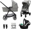 KINDERKRAFT 3in1 Newly Gris clair de lune + Vison PRO Voir les images du produit 1