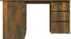 vidaXL Eckschreibtisch Räuchereiche 145x100x76 cm Produktbild-Vorschau 13