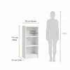 SELO Libreria moderna 50 x 31 x 113 cm – Antracite – 3 Anteprima dell’immagine prodotto 6