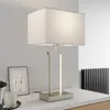 Lindby Tischleuchte Sigurd, weiß, Stoff, Höhe 54cm, E27 Produktbild-Vorschau 2