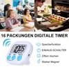 16pcs Digitaler Timer, Multifunktionaler Elektronischer Produktbild-Vorschau 5