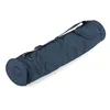 A dark blue yoga mat bag is shown against a white background. Produktbild-Vorschau