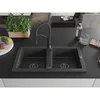 Mexen Mario 2-Becken-Granitspüle mit Mischbatterie Aster, Produktbild-Vorschau 3