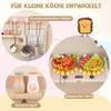 COSTWAY Tablica zajęciowa w kształcie pociągu dla dzieci, Podgląd zdjęcia produktu 4