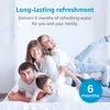 A family is lying on a bed, smiling and interacting. Anteprima dell’immagine prodotto