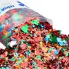 100 x XXL Konfetti Sack, Metallic Konfetti, kunterbuntes Produktbild-Vorschau 6