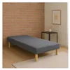 SOMMIER TAPISSIER GRIS 90x200 cm | FABRICATION FRANÇAISE Voir les images du produit 1