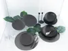 CreaTable, 23205, Lava Stone Schwarz, Tellerset 12-tlg, Produktbild-Vorschau 2