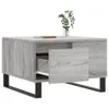 vidaXL Stolik kawowy szary Sonoma 55x55x36,5 cm materiał Podgląd zdjęcia produktu 4