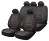 AMiO SC-17 Autostoelhoes Set, universeel, zwart en rood Productafbeelding-voorbeeld 1