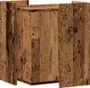 vidaXL Katzenklo Schwarz 42x42x51 cm Holzwerkstoff Produktbild-Vorschau 13
