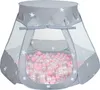 Selonis Tenda da gioco 105X90cm/100 palline Castello Casa Anteprima dell’immagine prodotto 1